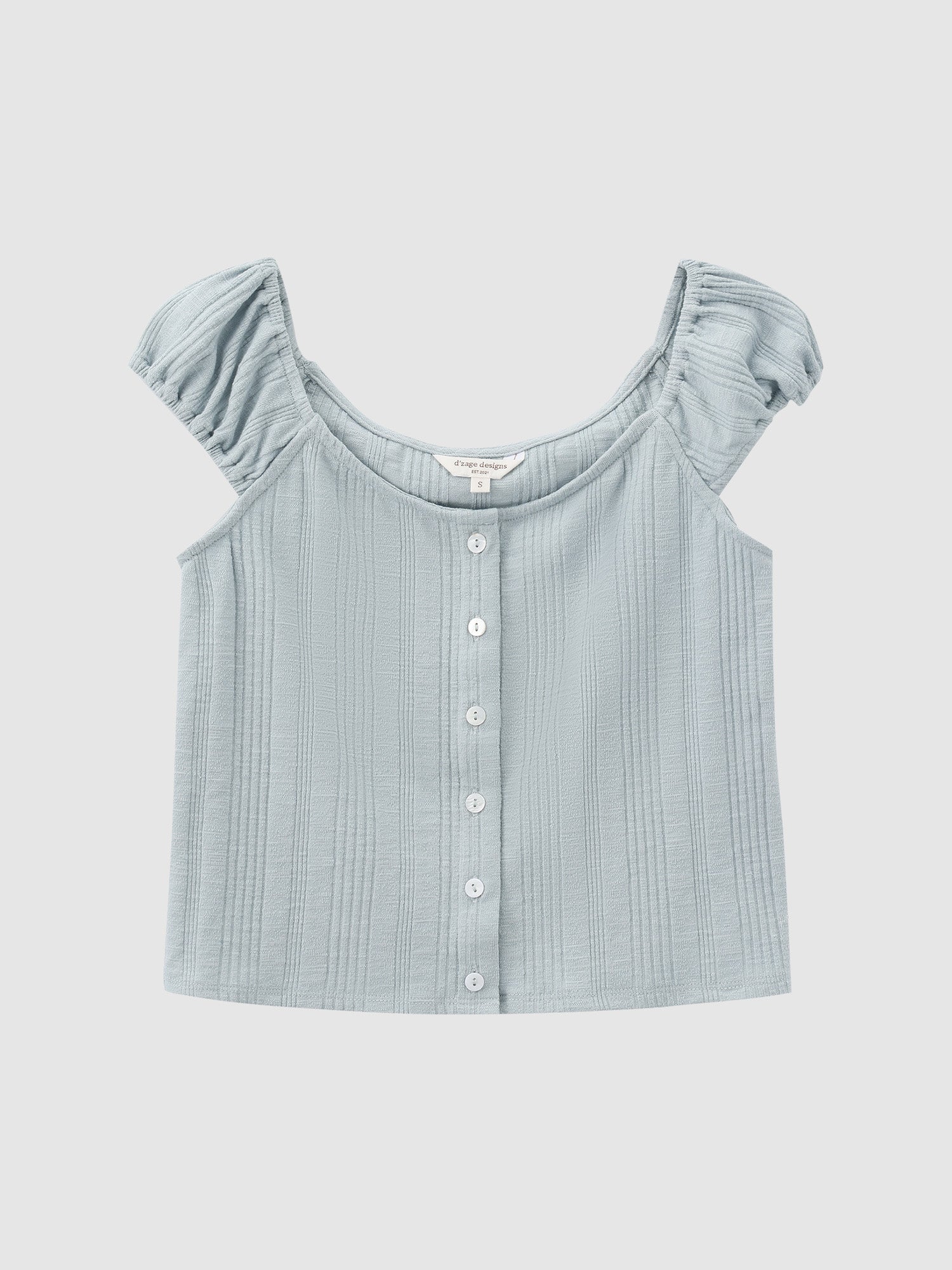 Knit-Blend Cap Sleeve Top