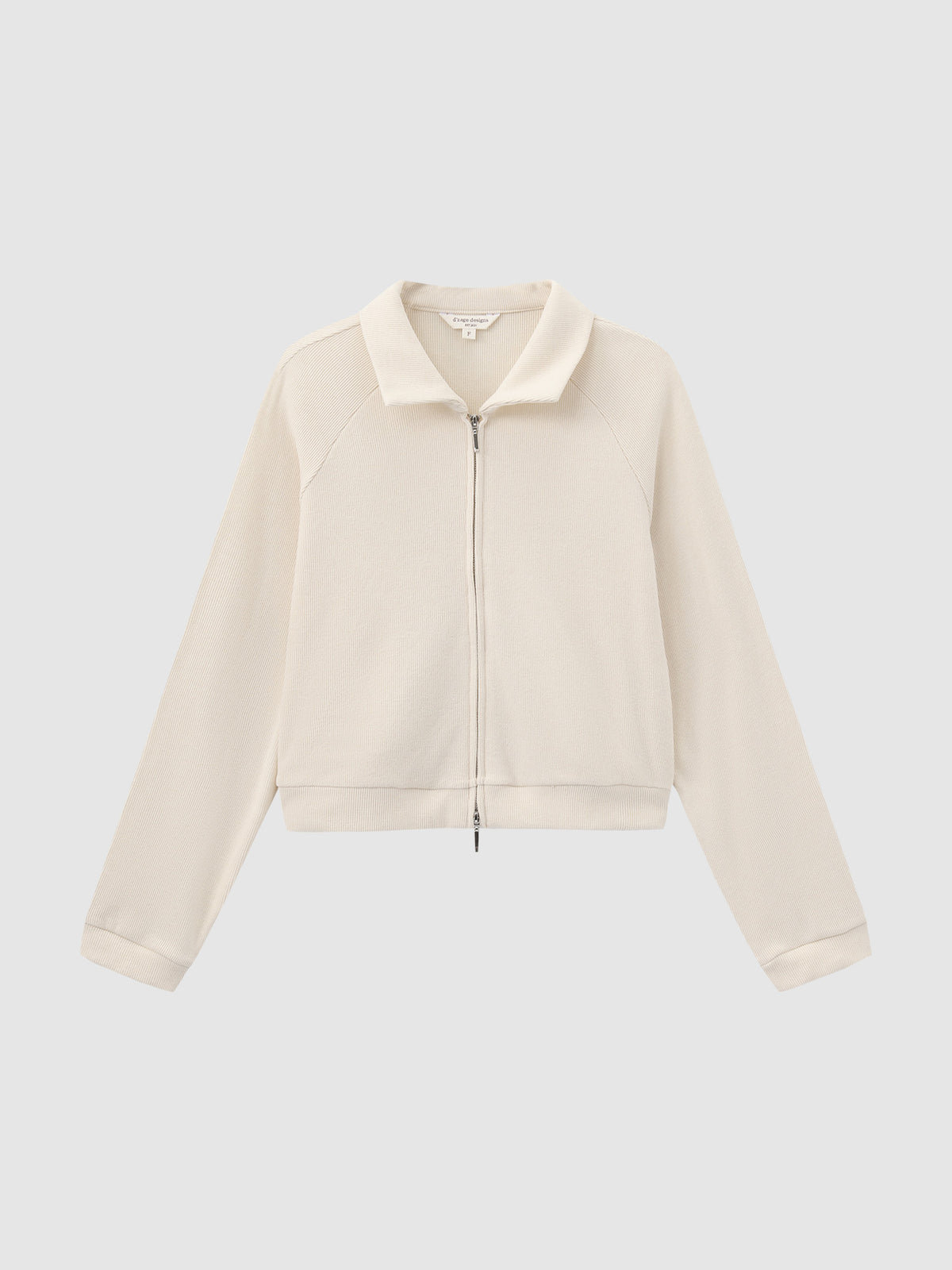 Soft Touch Cashmere Zip-Up Top