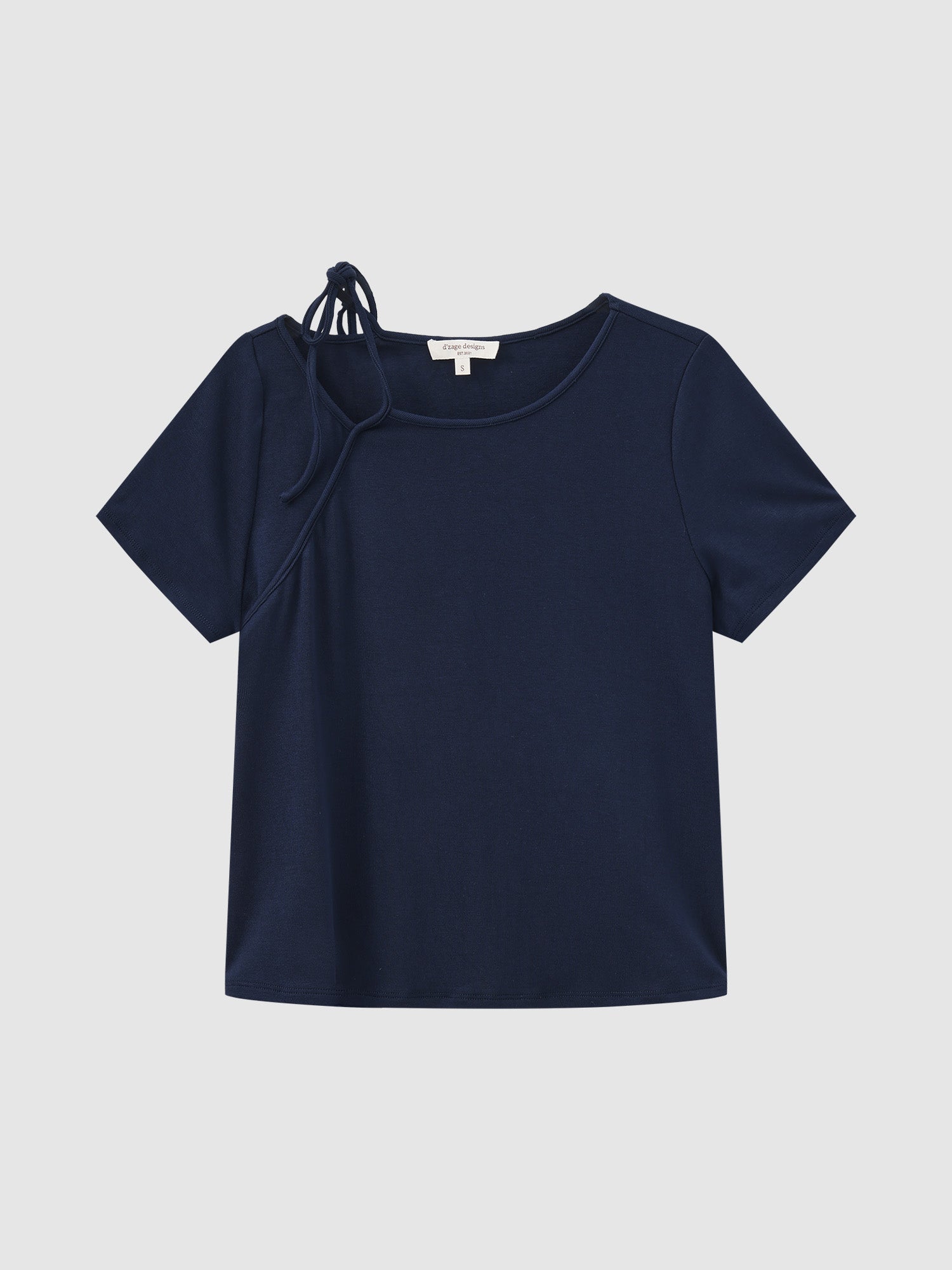Tie Neck Cut Out Top