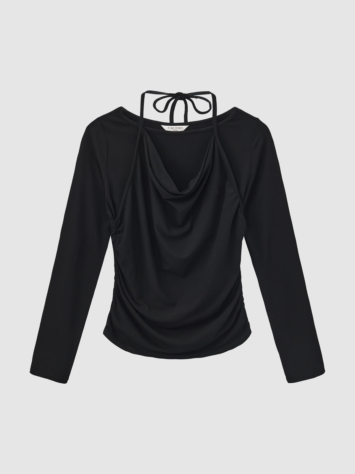 Layered Halter Neck Top