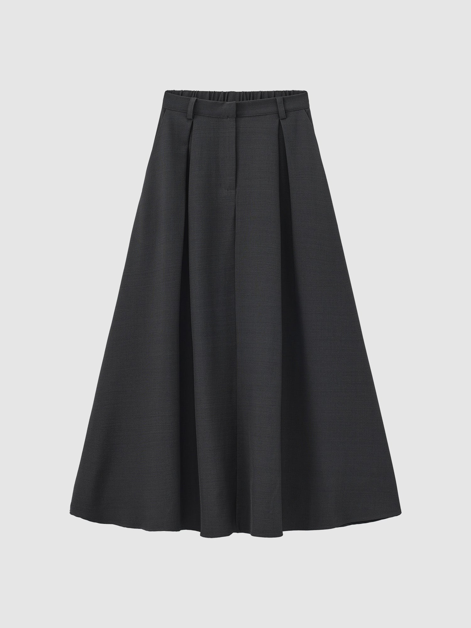 Pleated Midi Skirt