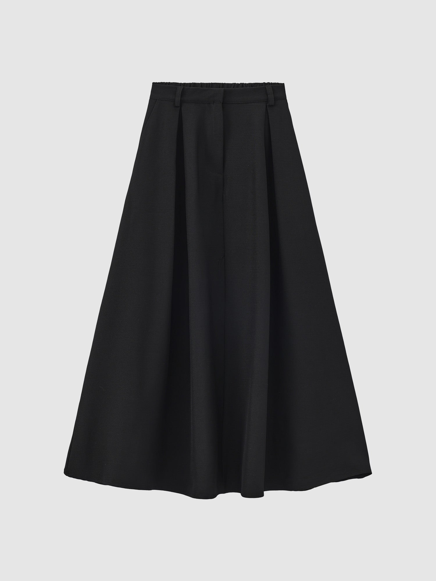 Pleated Midi Skirt