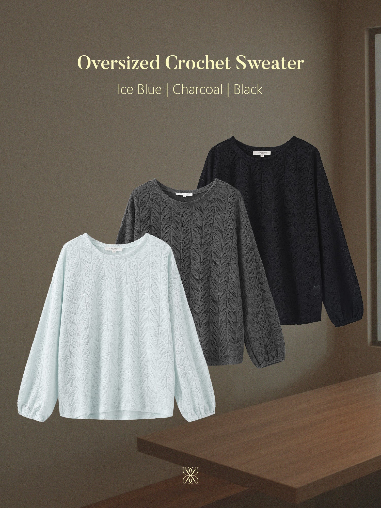 Oversized Crochet Sweater