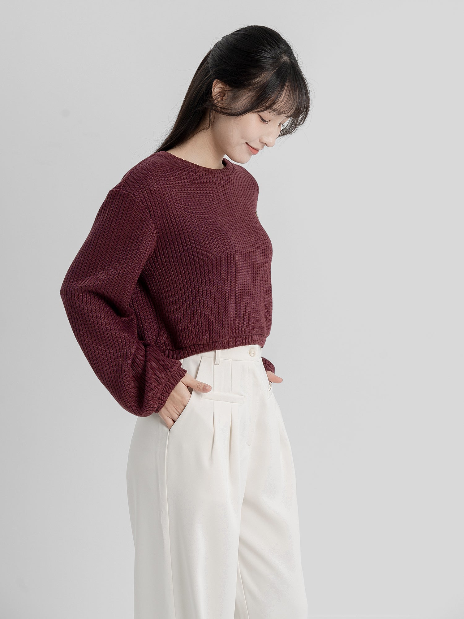 Alice Round Neck Knitted Sweater
