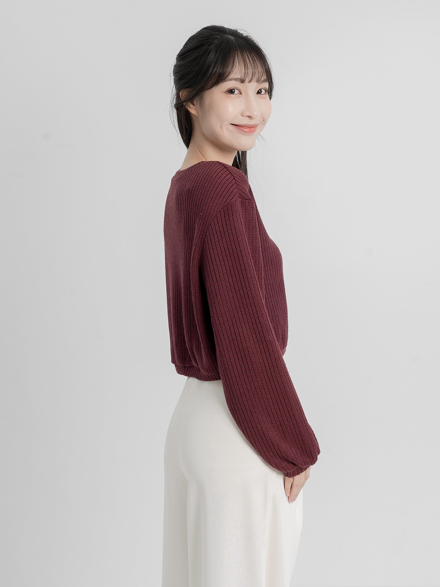 Alice Round Neck Knitted Sweater