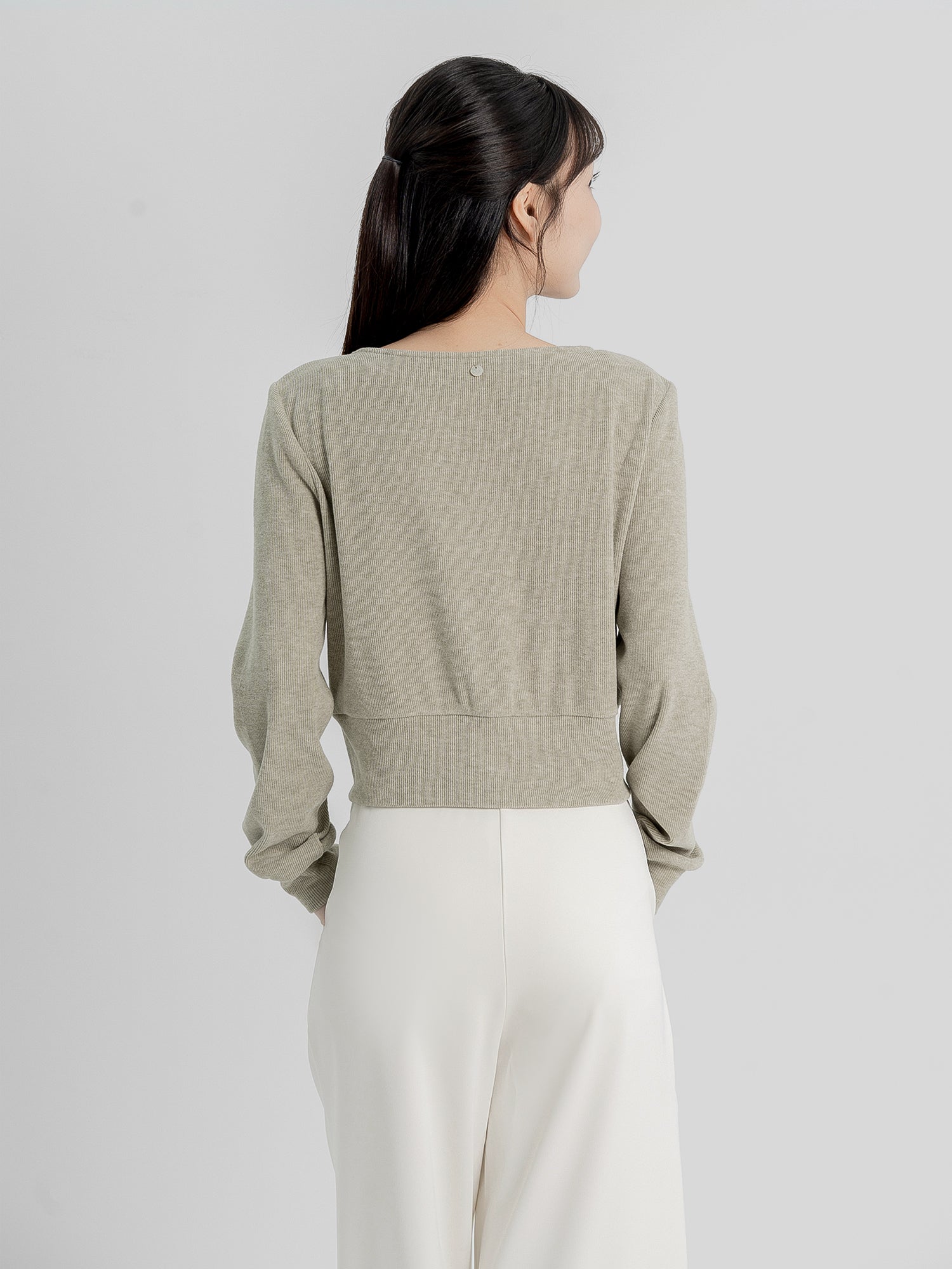 Fion Buttoned Knit Top (90% Cashmere)