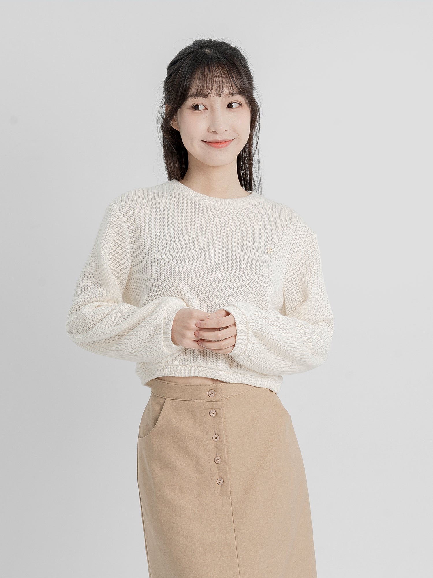 Alice Round Neck Knitted Sweater