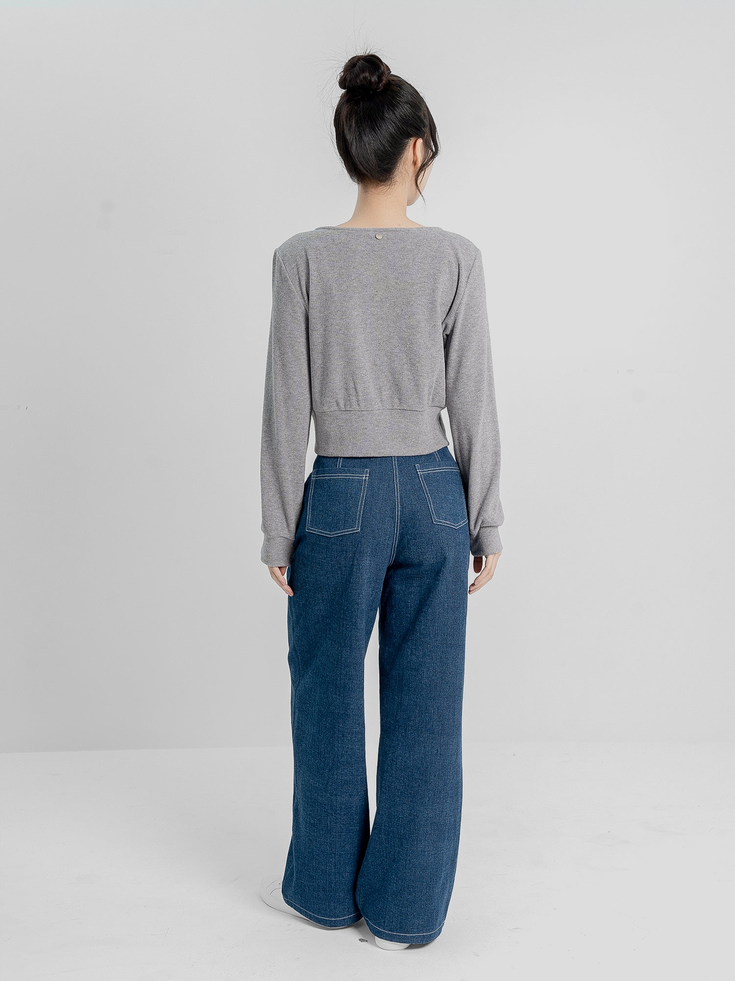 Fion Buttoned Knit Top (90% Cashmere)