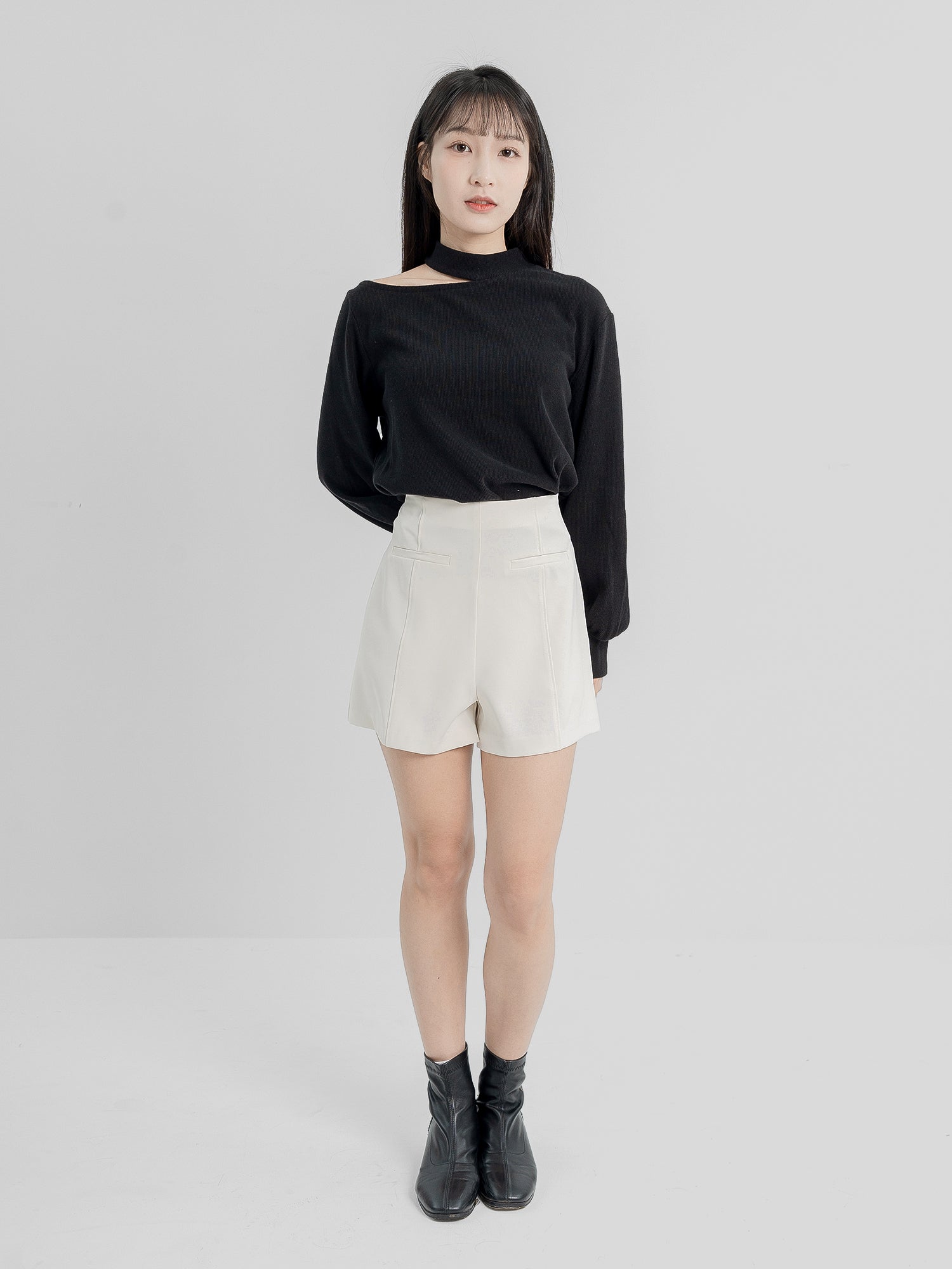 Merlina Cut-Out Top (90% Cashmere)