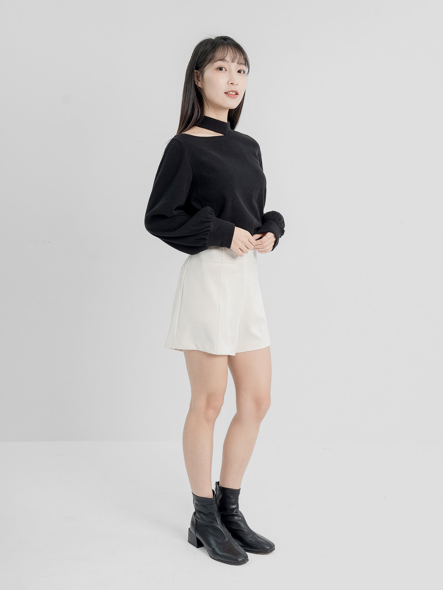 Merlina Cut-Out Top (90% Cashmere)
