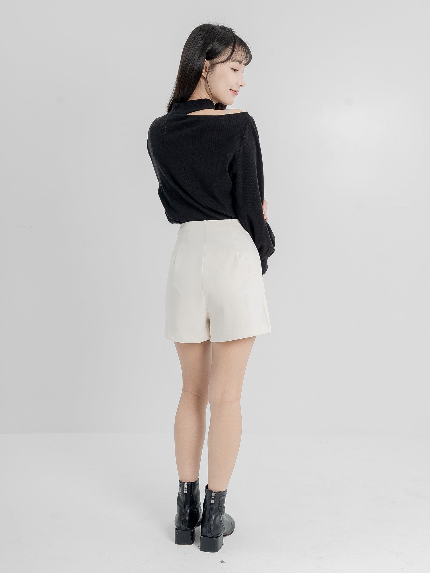 Merlina Cut-Out Top (90% Cashmere)