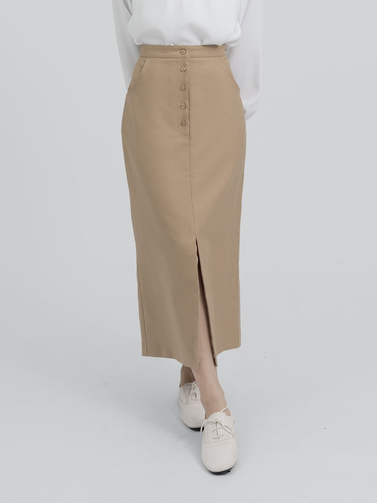 Orla Slimming Front Slit Skirt