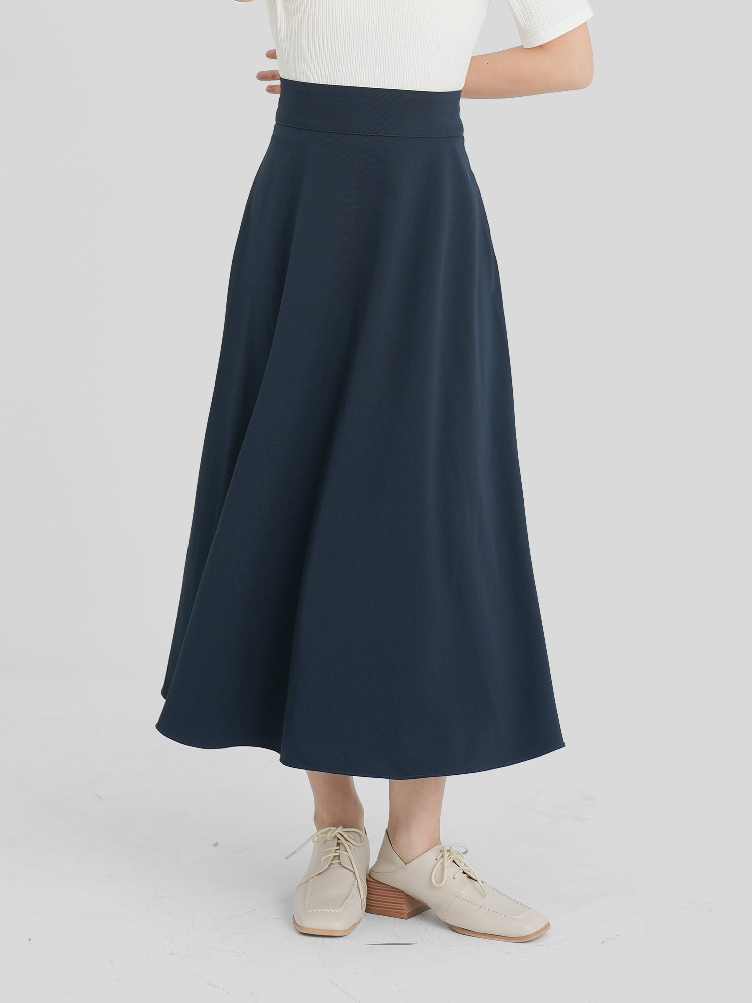 Lace Up Midi Skirt (3 Colours)