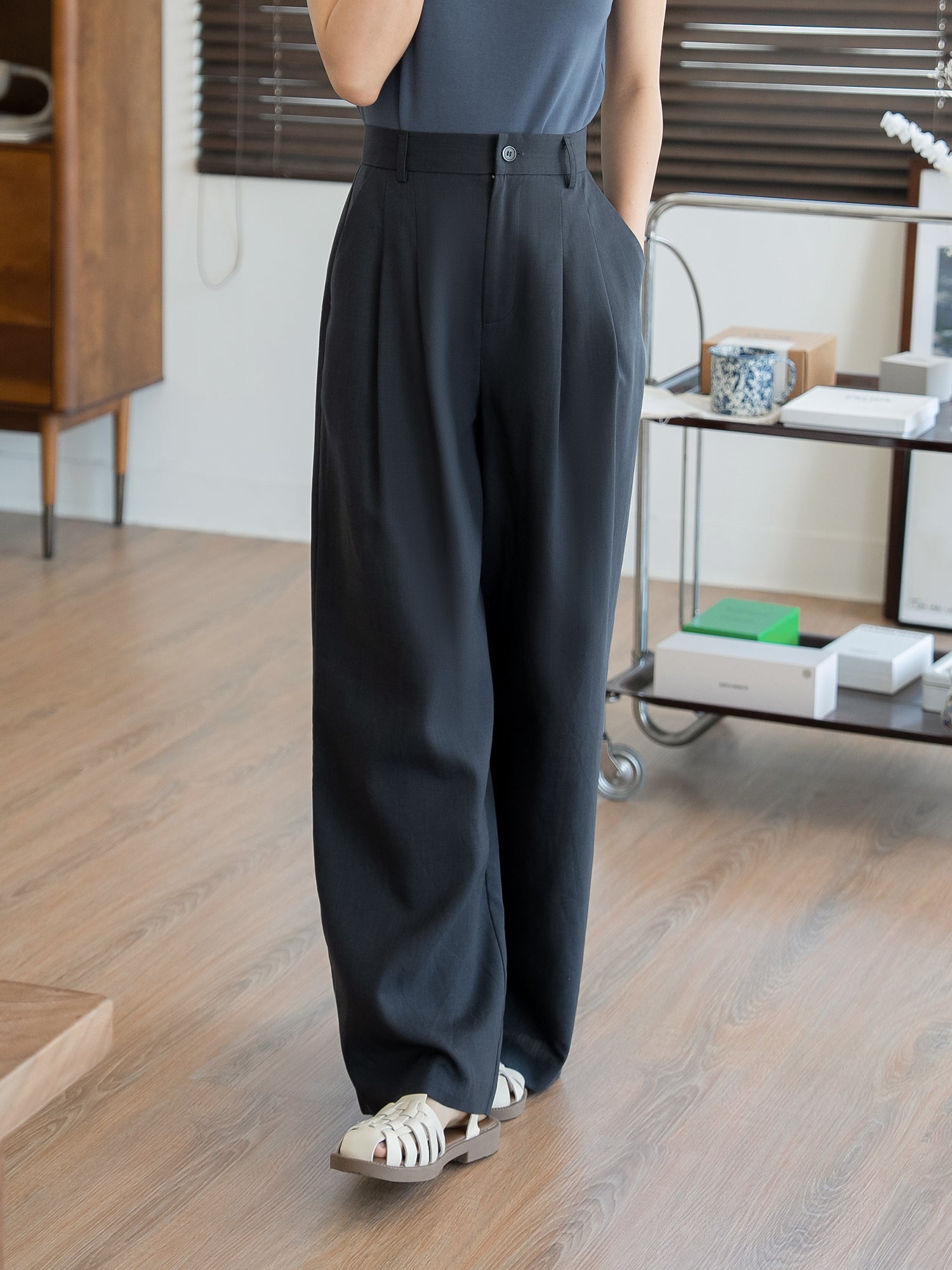 Premium Linen-like Trousers