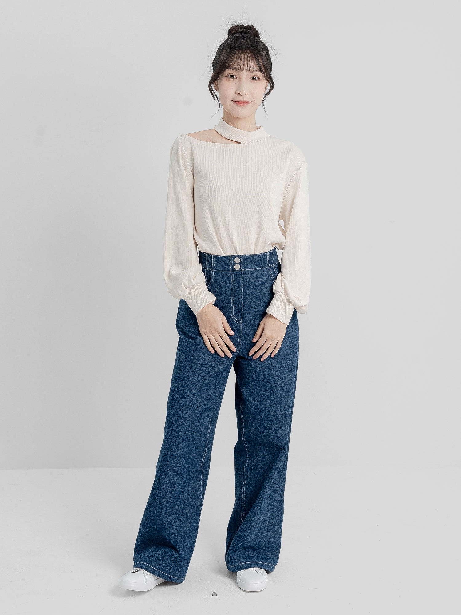 Merlina Cut-Out Top (90% Cashmere)