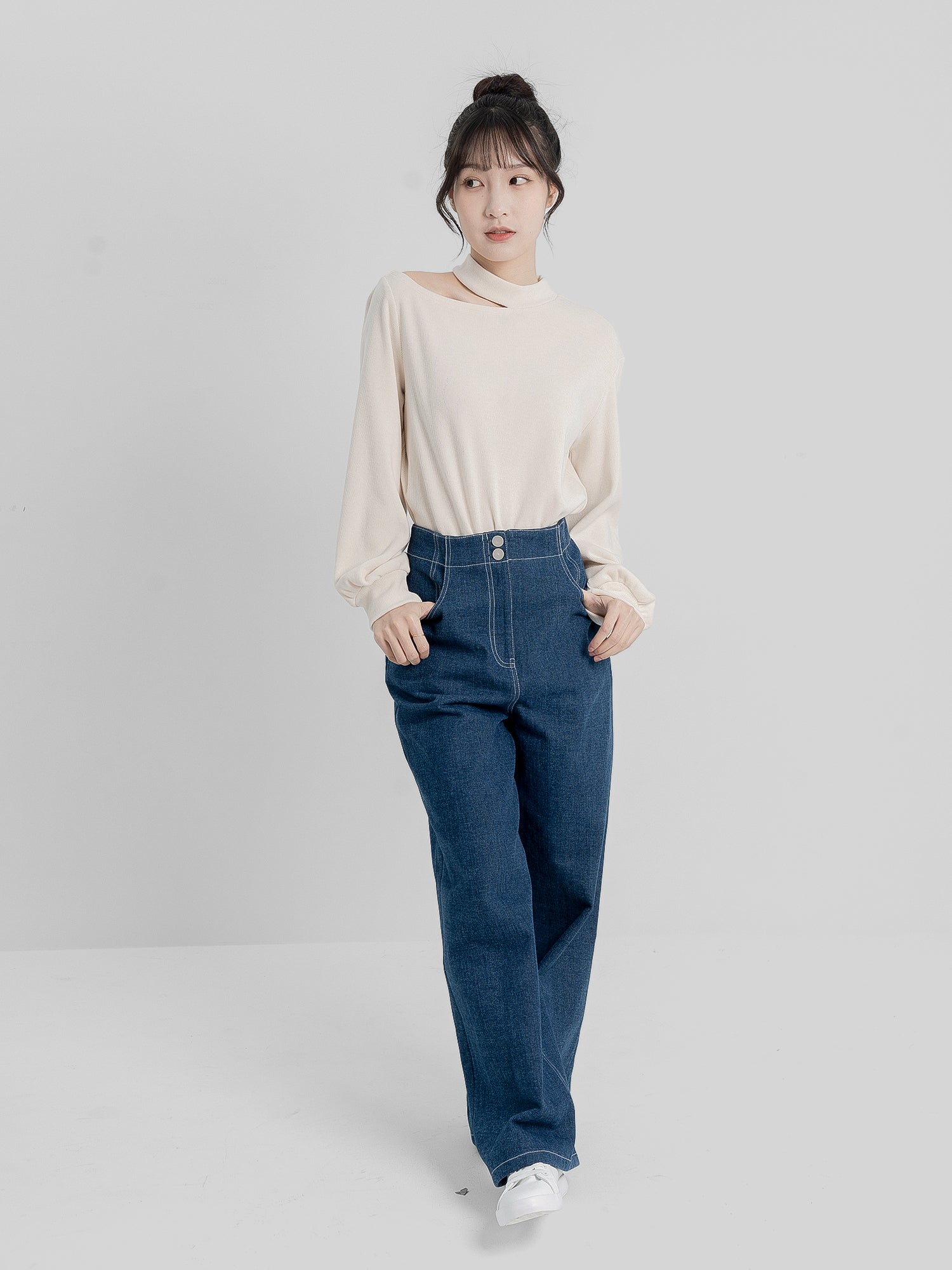 Merlina Cut-Out Top (90% Cashmere)