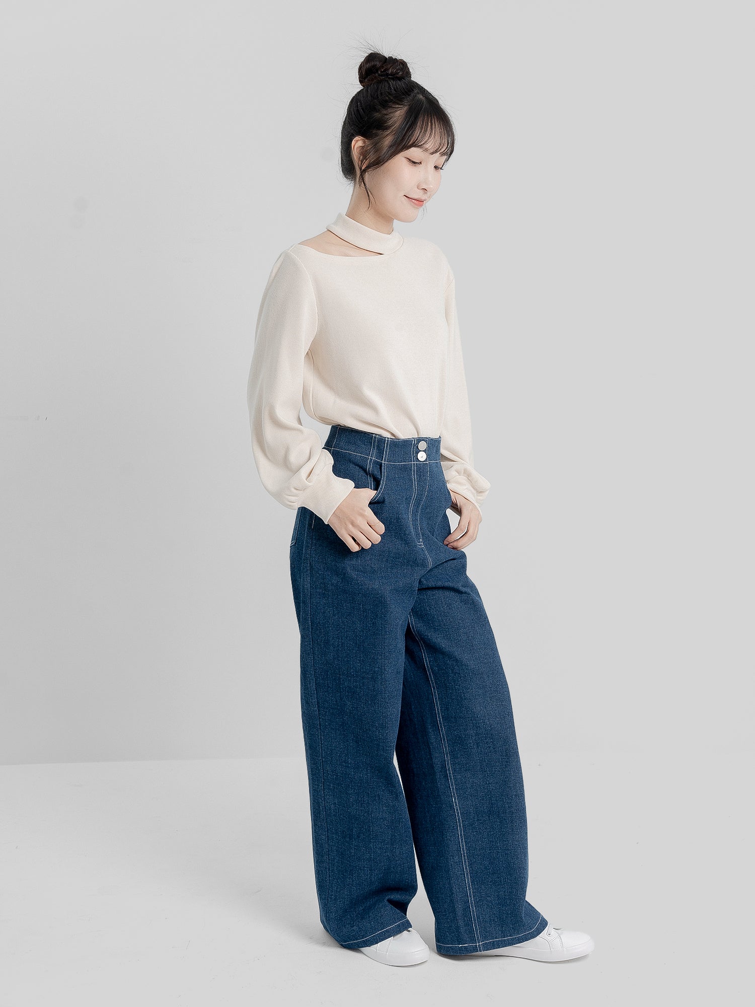Merlina Cut-Out Top (90% Cashmere)
