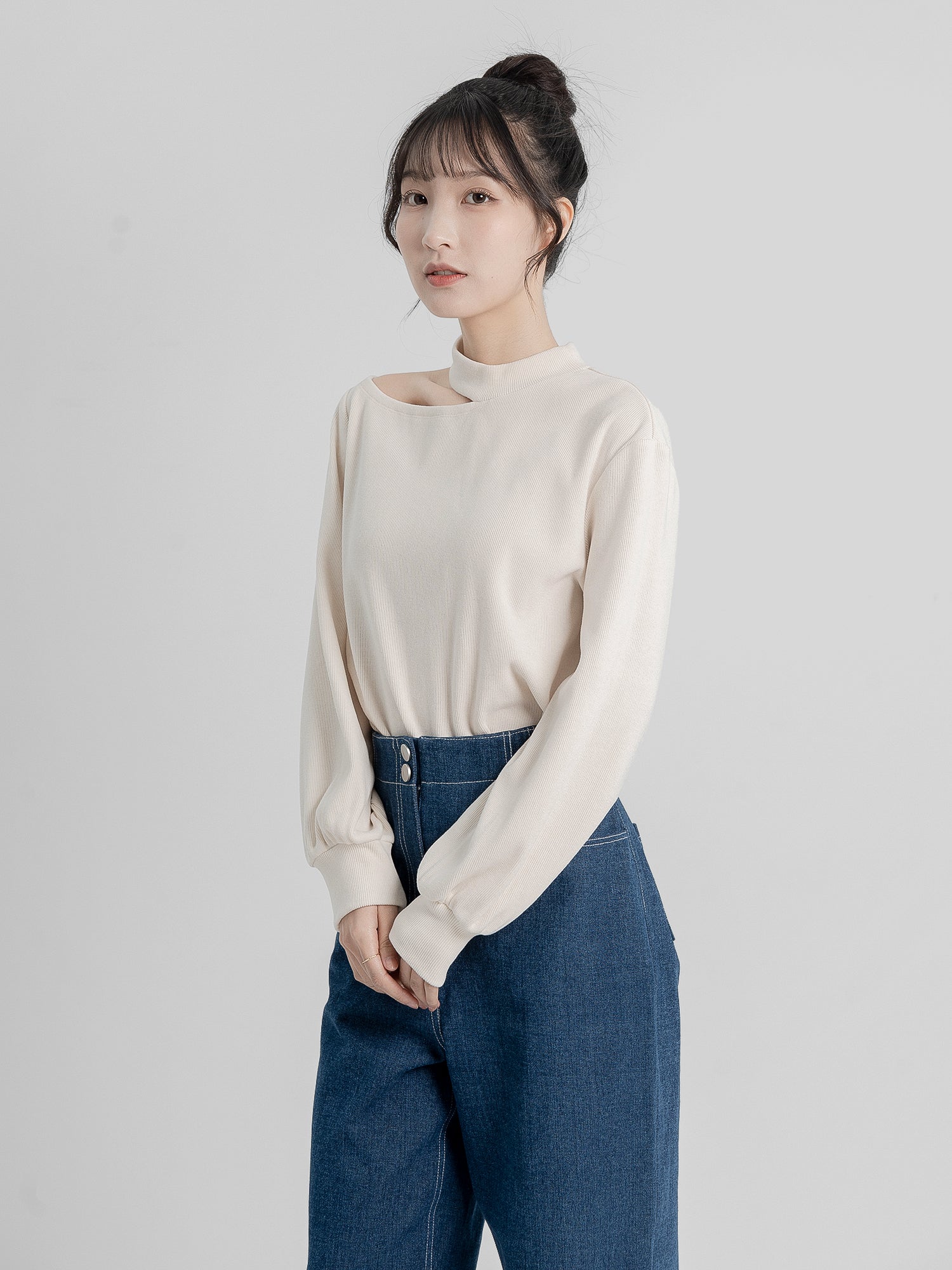 Merlina Cut-Out Top (90% Cashmere)