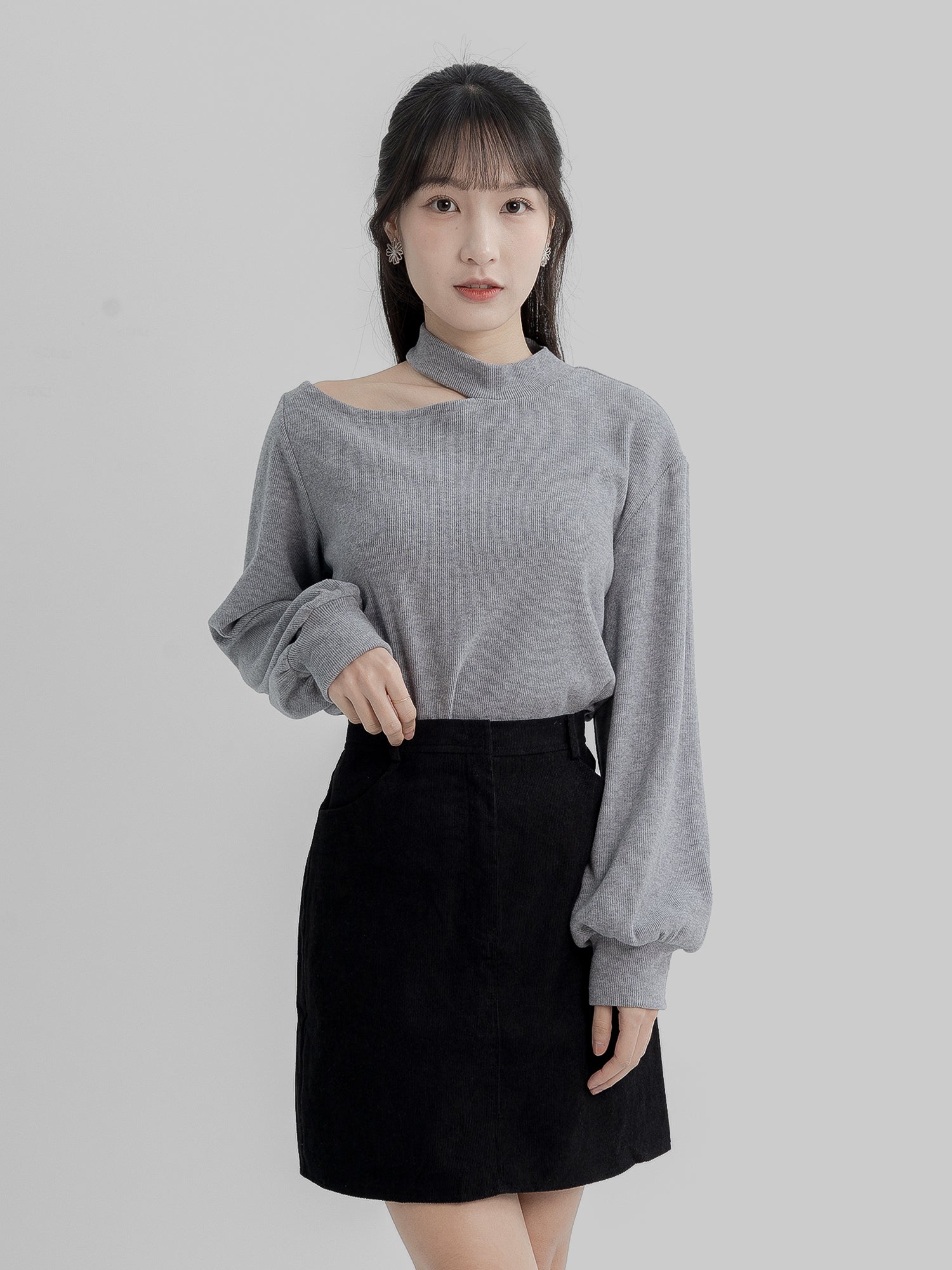 Merlina Cut-Out Top (90% Cashmere)