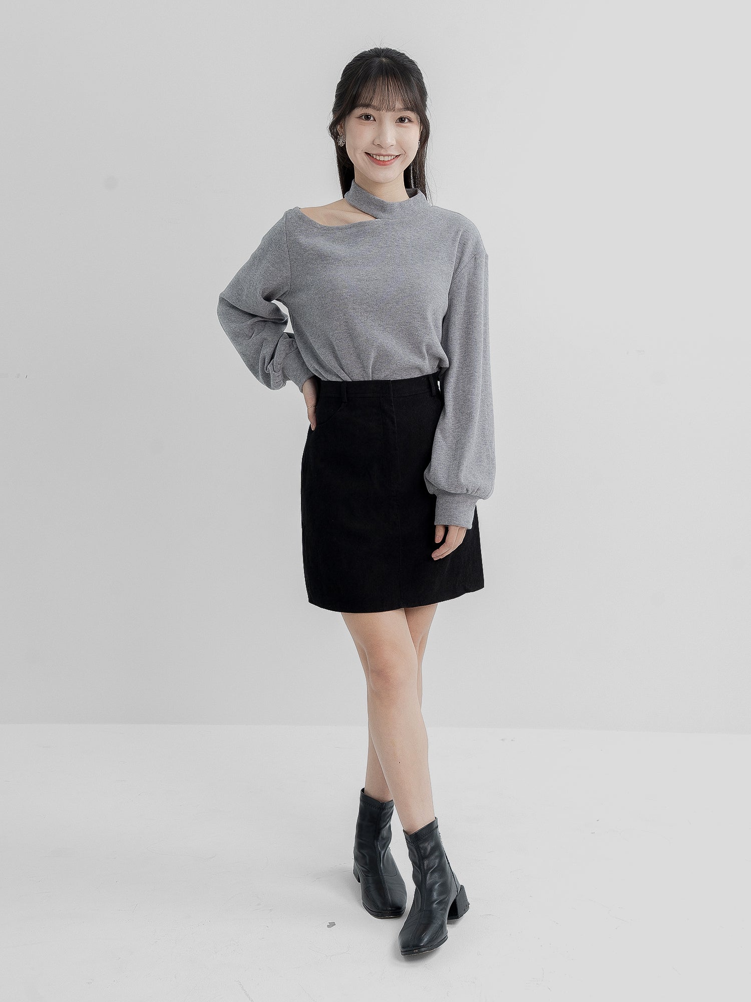 Merlina Cut-Out Top (90% Cashmere)