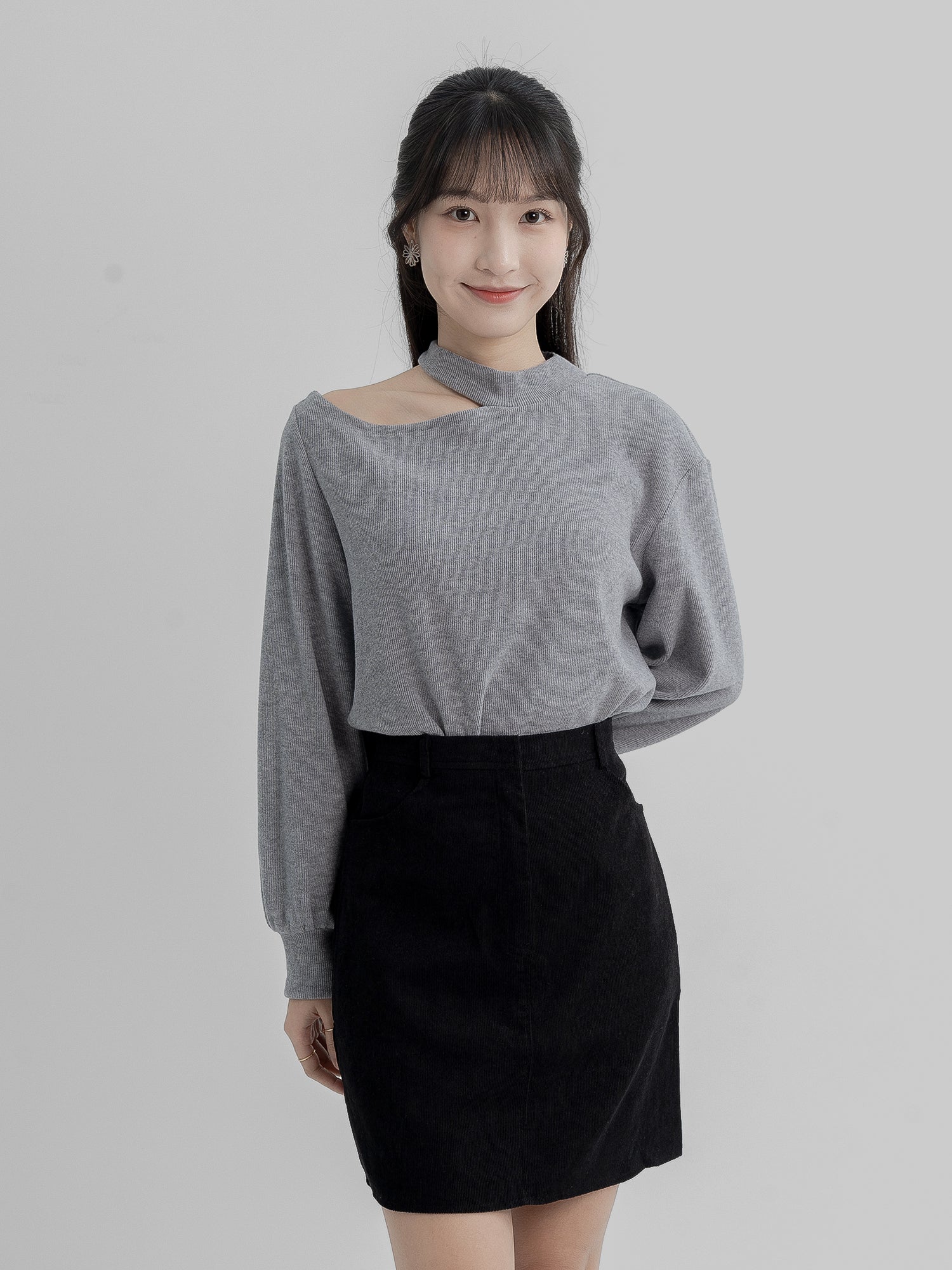 Merlina Cut-Out Top (90% Cashmere)