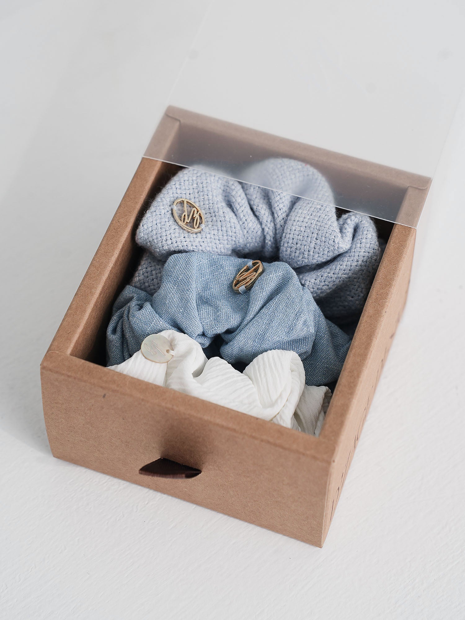 Plushy Scrunchies Set (Pack of 3)