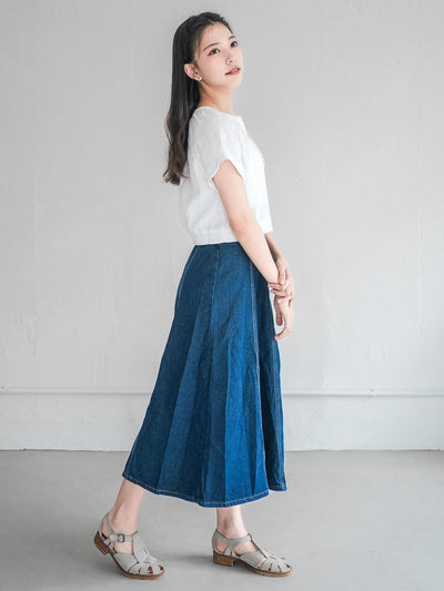 Perlin Buttoned Crop Blouse - DAG-DD0406-23IvoryS - Mochi Ivory - S - D'ZAGE Designs