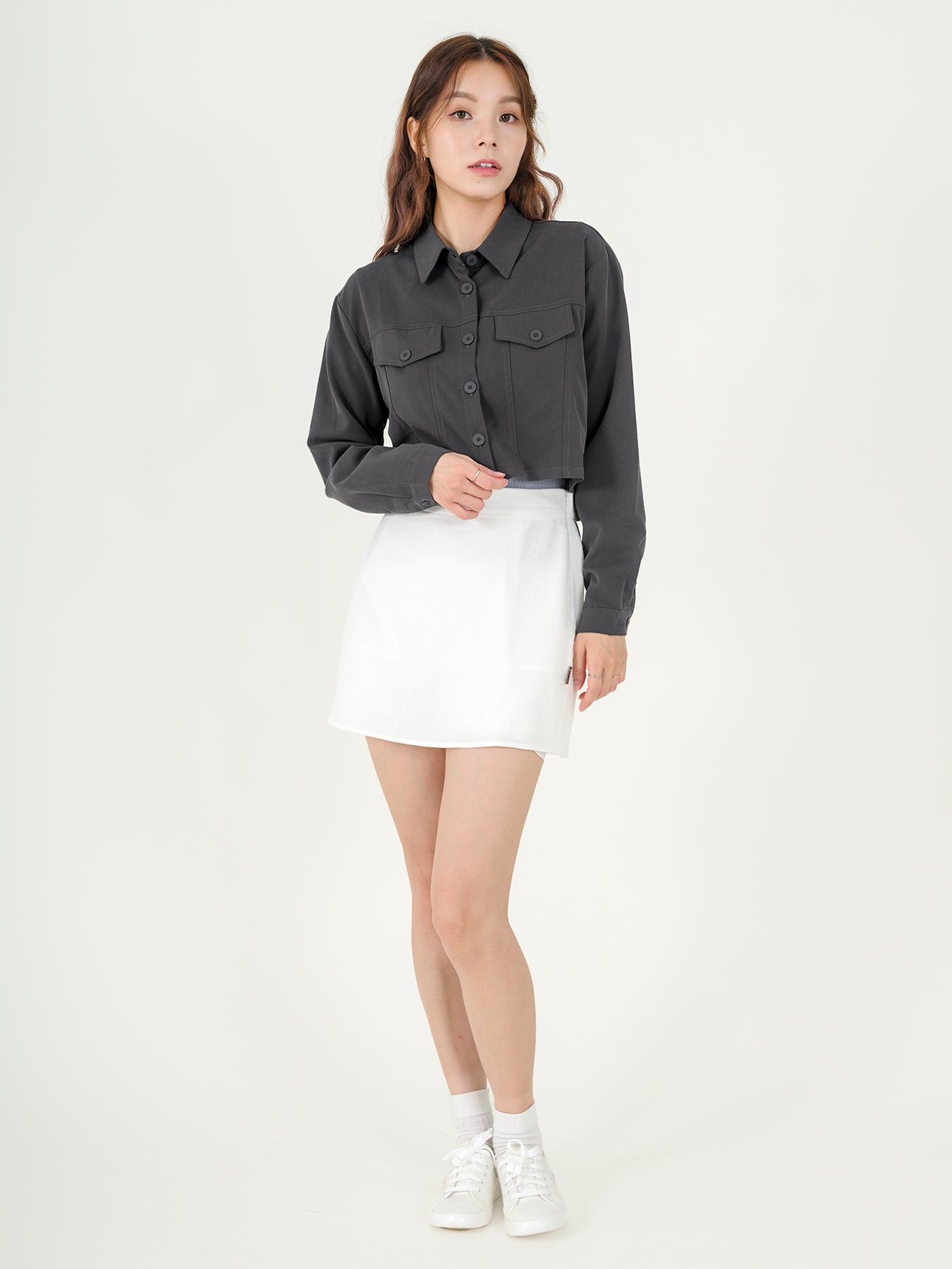 Tyne Cropped Patch Pocket Jacket