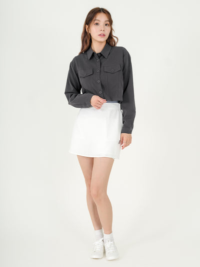 Tyne Cropped Patch Pocket Jacket