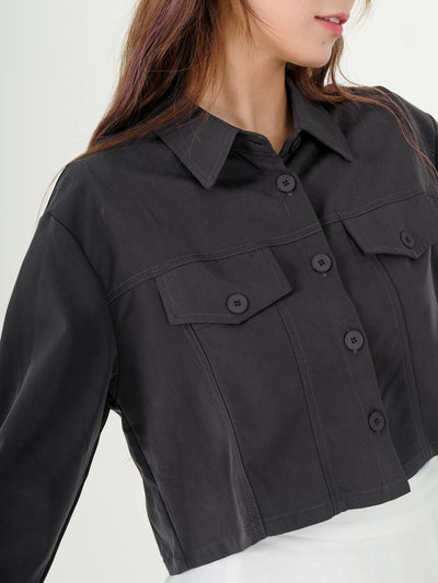 Tyne Cropped Patch Pocket Jacket