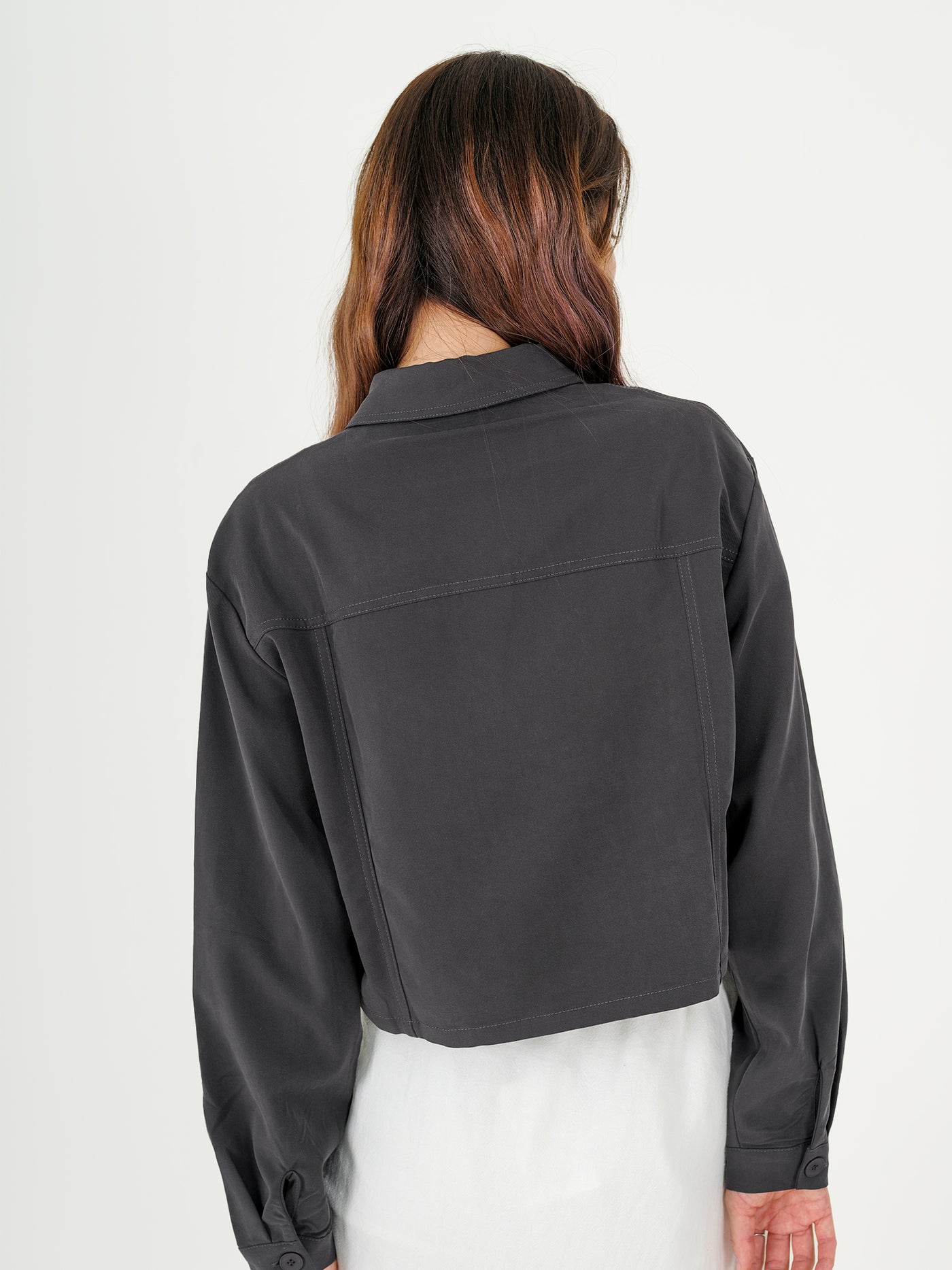Tyne Cropped Patch Pocket Jacket