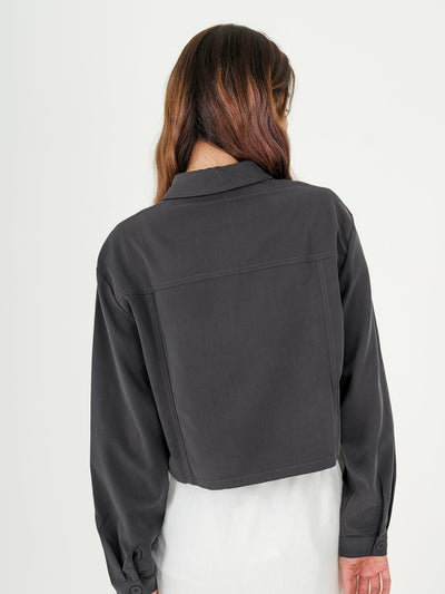 Tyne Cropped Patch Pocket Jacket