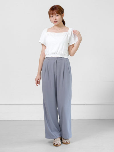 Juno Two Way Back Wrap Top - DAG-DD0706-23IvoryS - Ivory - S - D'ZAGE Designs