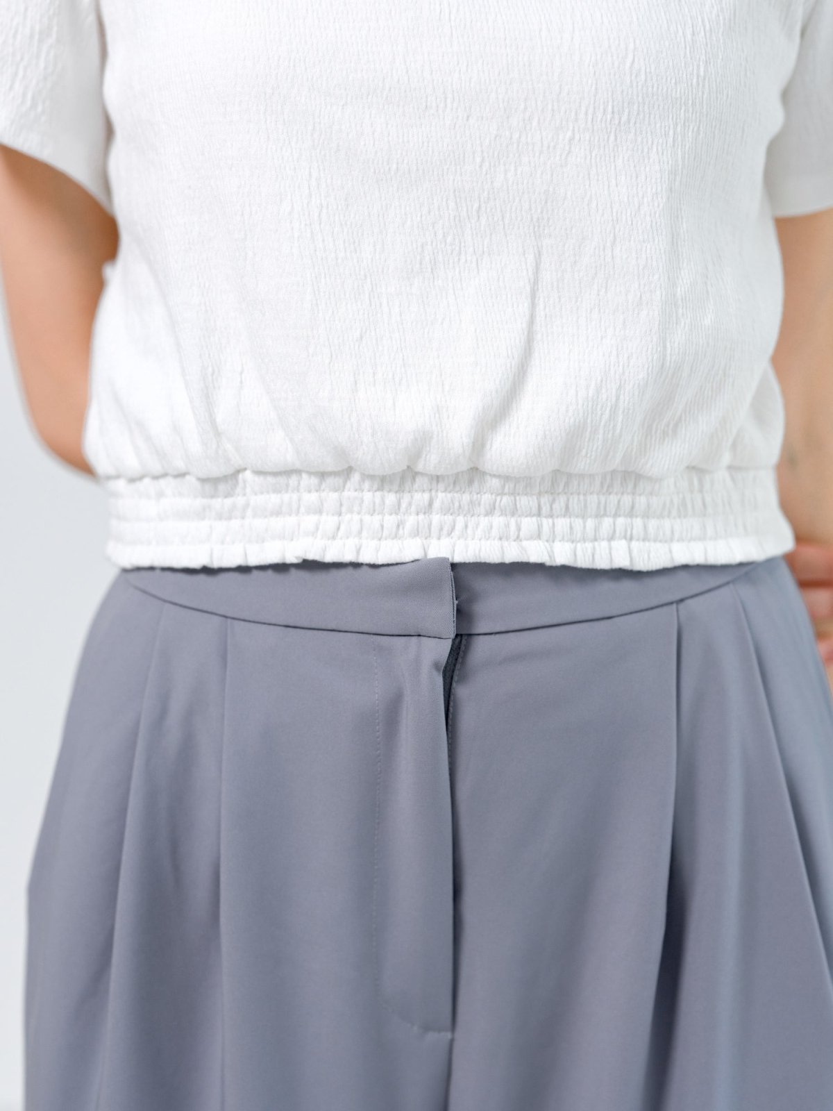 Juno Two Way Back Wrap Top - DAG-DD0706-23IvoryS - Ivory - S - D'ZAGE Designs