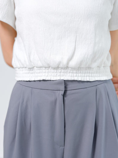 Juno Two Way Back Wrap Top - DAG-DD0706-23IvoryS - Ivory - S - D'ZAGE Designs
