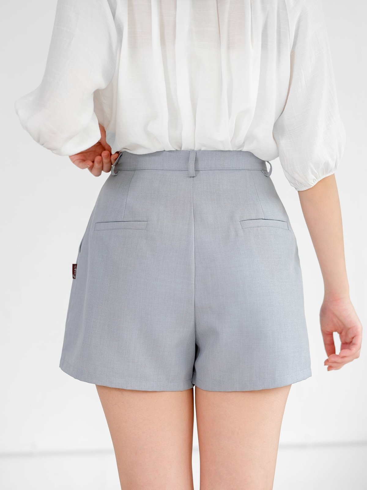 Pye Pleat Tailored Shorts - DAG-DD9470-23BabyBlueS - Baby Blue - S - D'ZAGE Designs
