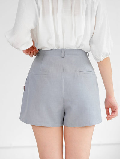 Pye Pleat Tailored Shorts - DAG-DD9470-23BabyBlueS - Baby Blue - S - D'ZAGE Designs