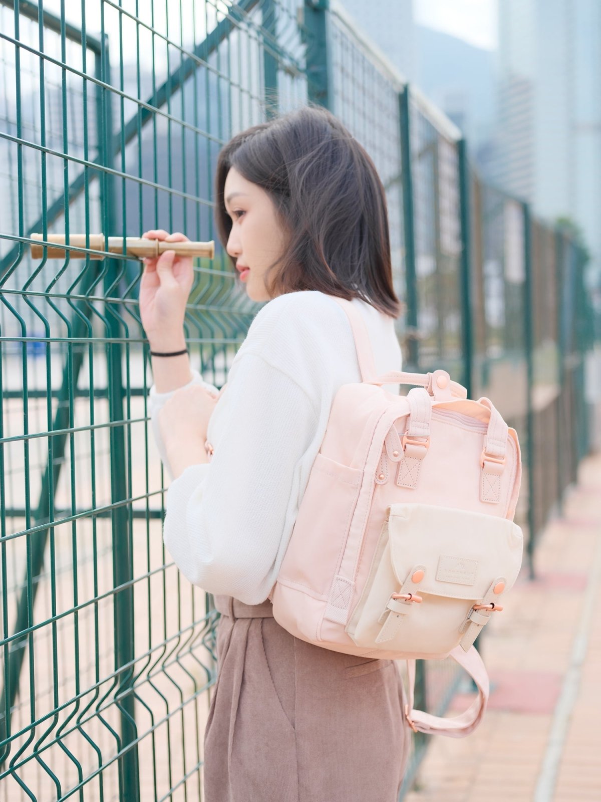 Doughnut Macaroon Mini Nature Pale Series Soft Sunrise X Hazy (Authorised Distributor) - DAG-DN-A8791-21SoftSunwiseHazyF - Pink - F - D'ZAGE Designs