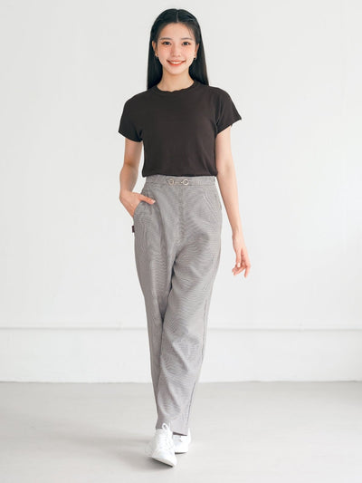 Neva Funnel Neck Knit Tee - DAG-G-220164BrownieF - Brownie - F - D'ZAGE Designs