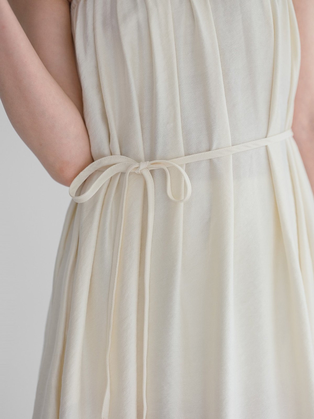 Levine Camisole Flare Dress - DAG-G-220130IvoryF - Mochi Ivory - F - D'ZAGE Designs