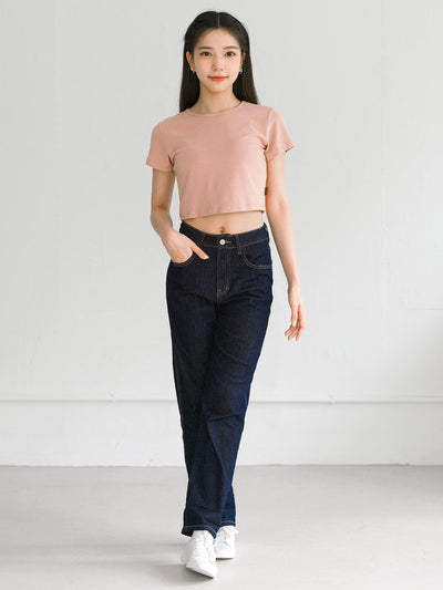 Delilah Unwashed Denim Jeans - DAG-G-220181BlueS - Denim - S - D'ZAGE Designs