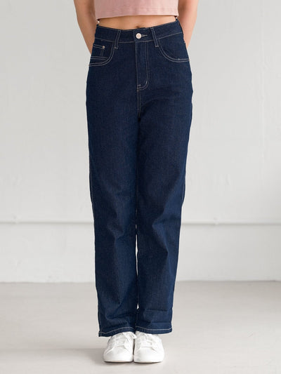Delilah Unwashed Denim Jeans - DAG-G-220181BlueS - Denim - S - D'ZAGE Designs