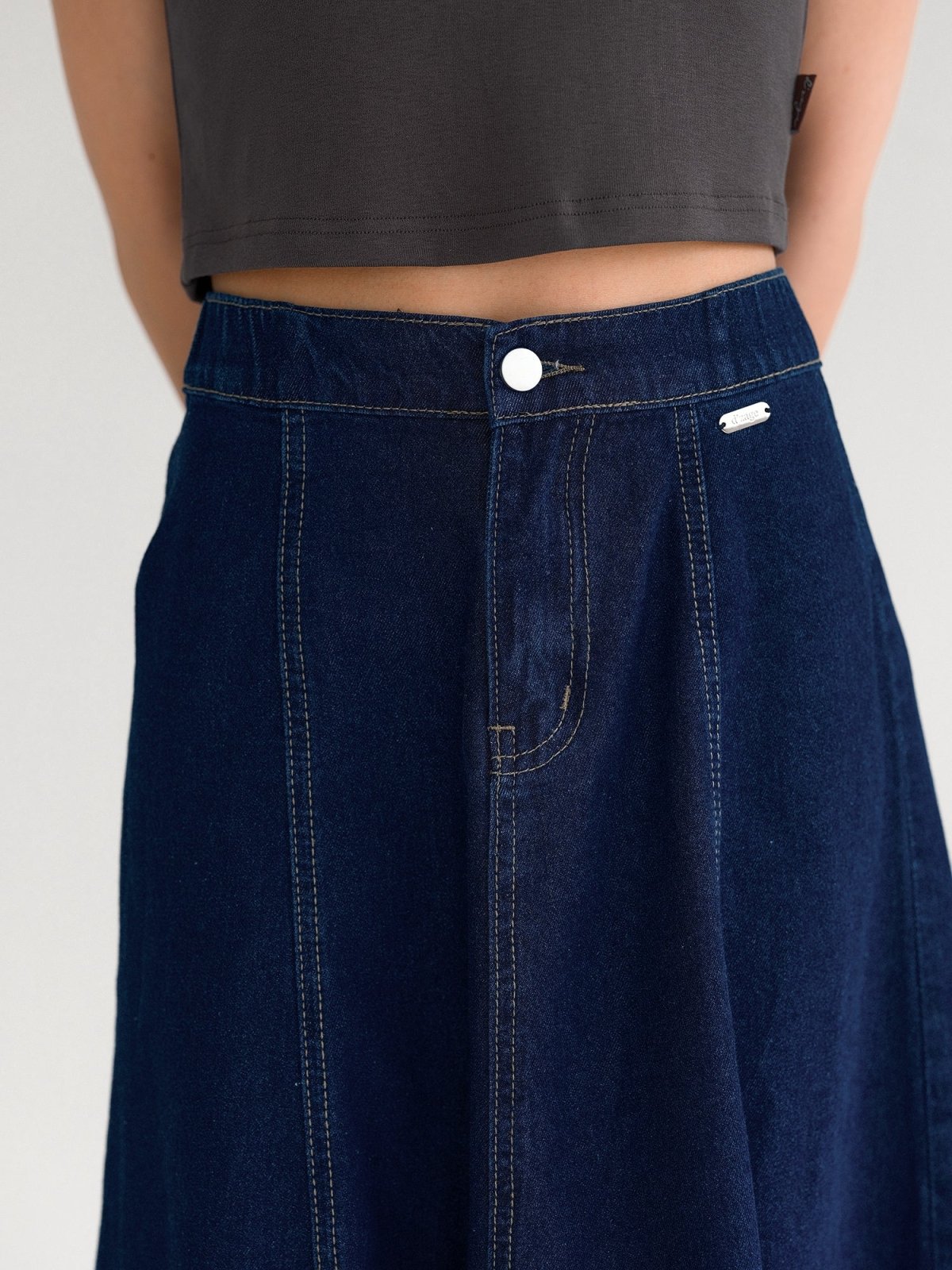Fiore Flare Hem Denim Skirt - DAG-G-220178NavyDenimS - Denim - S - D'ZAGE Designs