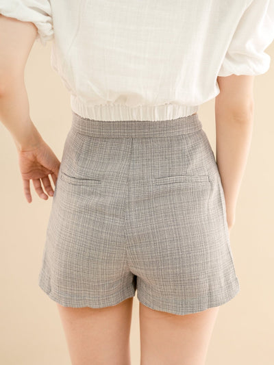 Tweed Shorts LIMESTONE - DAG-DD8722-21LimestoneS - Gray - S - D'ZAGE Designs