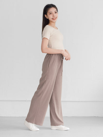 Bema Short Sleeve Crop Tee - DAG-G-220179IvoryF - Ivory Cream - F - D'ZAGE Designs