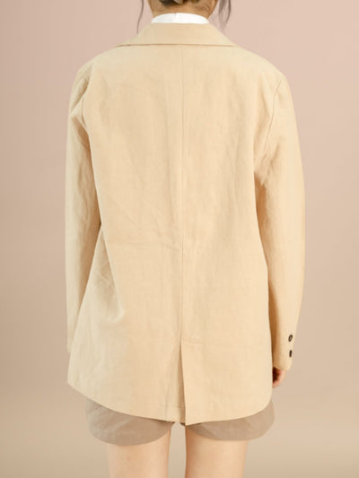 Essential Blazer CREAM - DAG-DD8794-21CreamS - Beige - S - D'ZAGE Designs