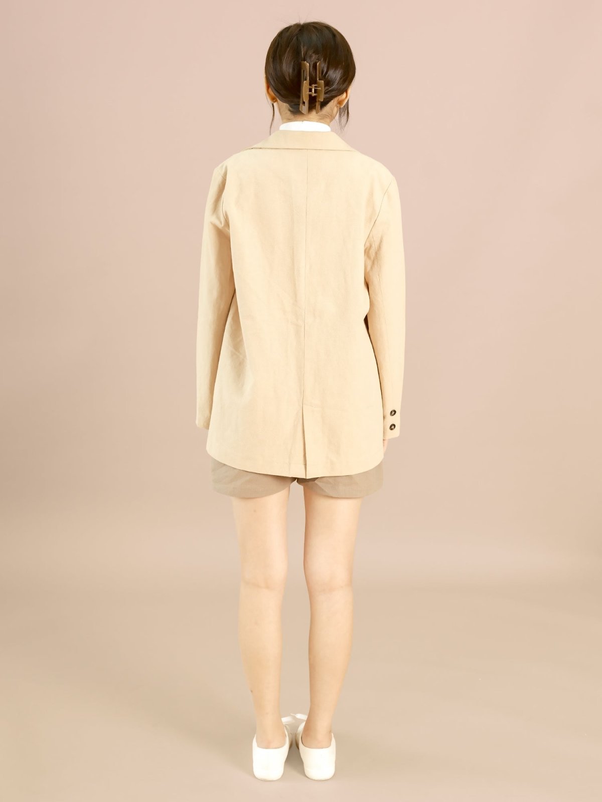Essential Blazer CREAM - DAG-DD8794-21CreamS - Beige - S - D'ZAGE Designs
