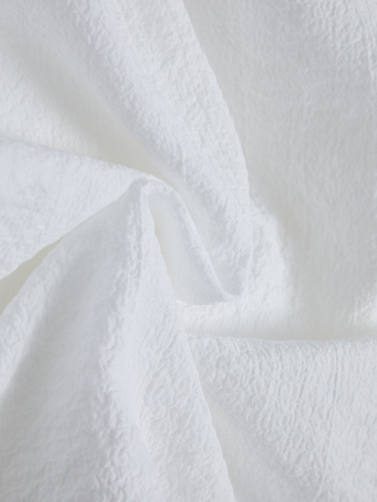 Textured Shirt Dress IVORY - DAG-DD8664-21IvoryS - Marshmallow White - S - D'ZAGE Designs