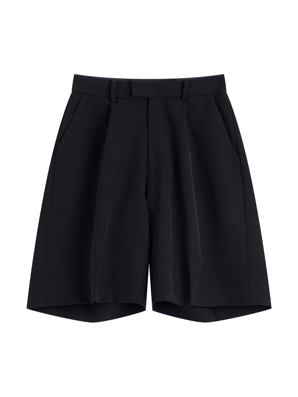 Masculine Bermuda Shorts - DAG-DD7859-21BlackS - Black - S - D'ZAGE Designs