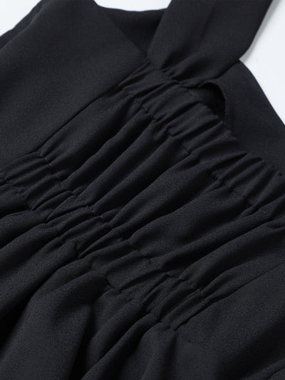 Theia Sweetheart Neck Mini Dress - DAG-DD8731-21BlackS - Black - S - D'ZAGE Designs